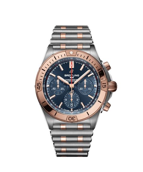 breitling chronomat blaues zifferblatt|Breitling Chronomat B01 42, blaues Zifferblatt .